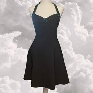 Y2K City Triangles Dark Coquette Cocktail rockabilly Dress size 5